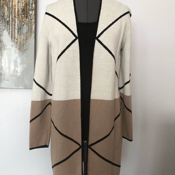 Colorblock Sweater Jacket ~ NWOT ~ - Picture 6 of 7